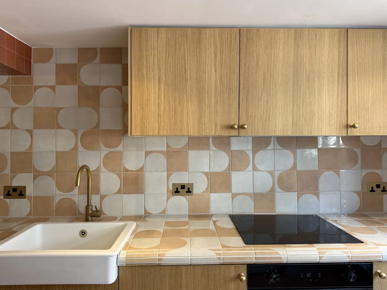 A Walk in the Park, the studio kitchen at the top of the house