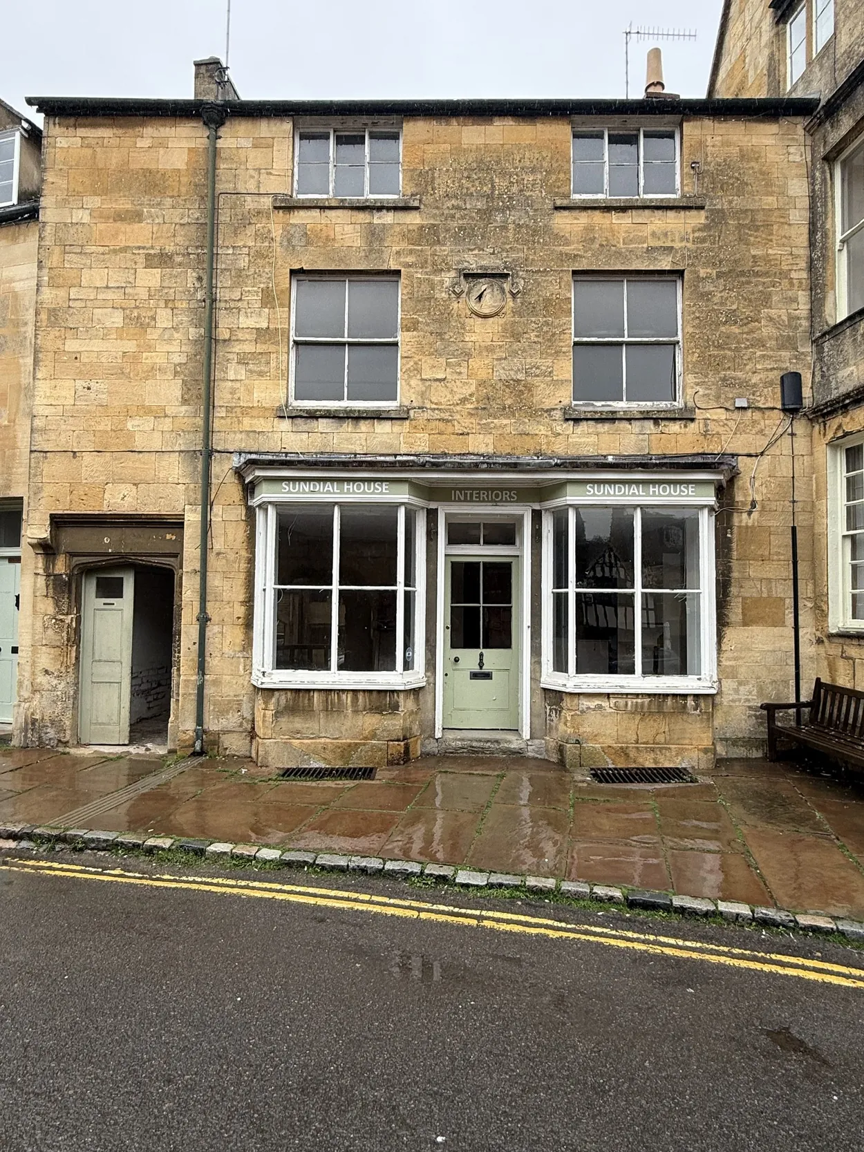 Sundial, the front of the house as it is now