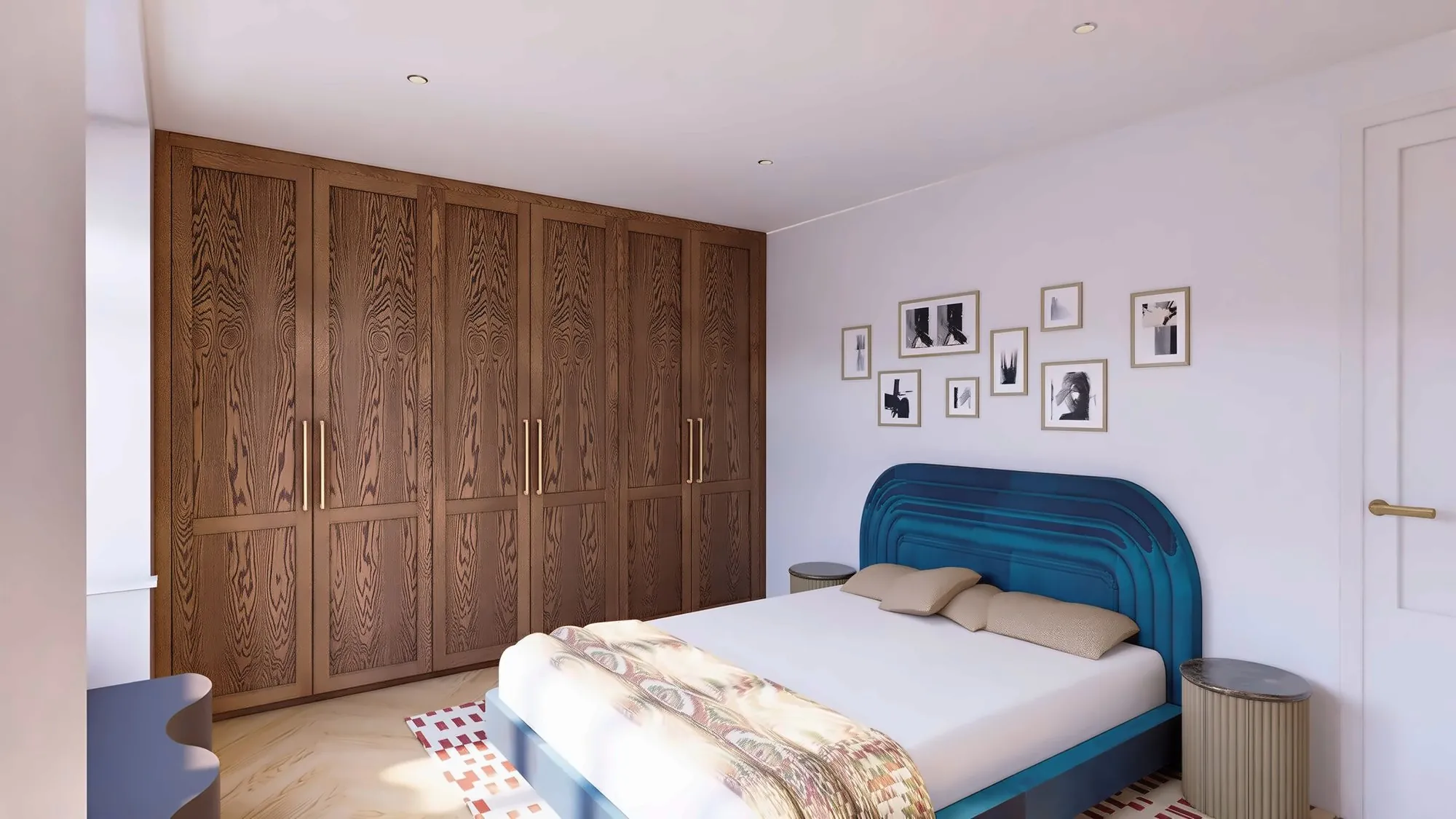 Lovely and Calm, main bedroom, render