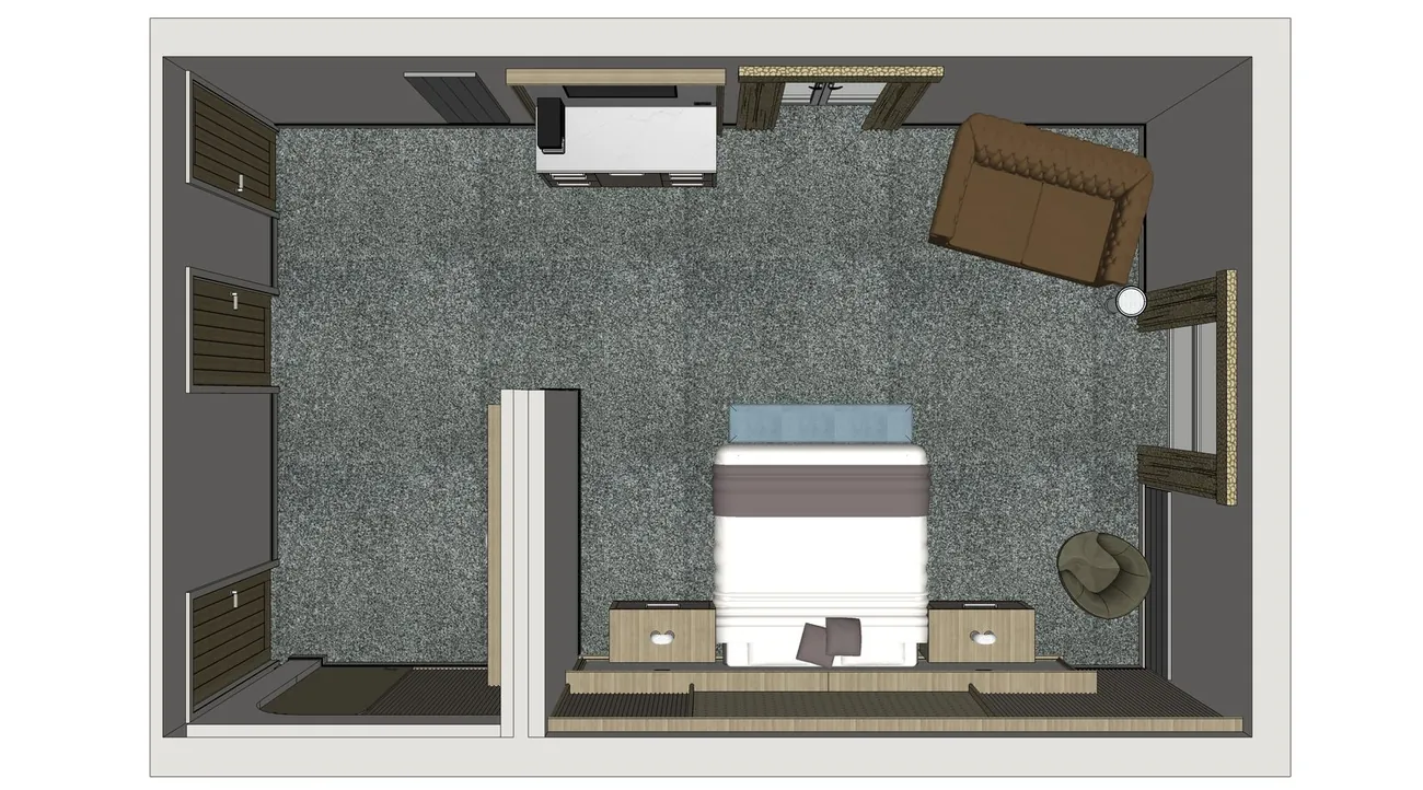 Suite Escape, the plan from above