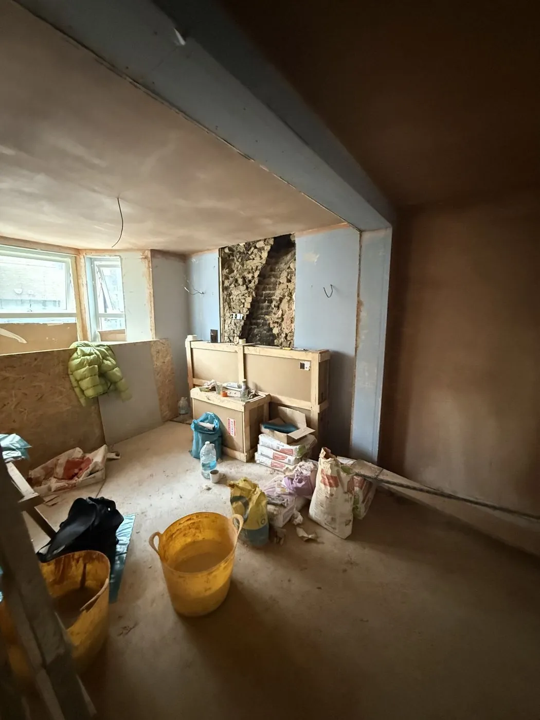 A Walk in the Park, The ground floor, stripped out