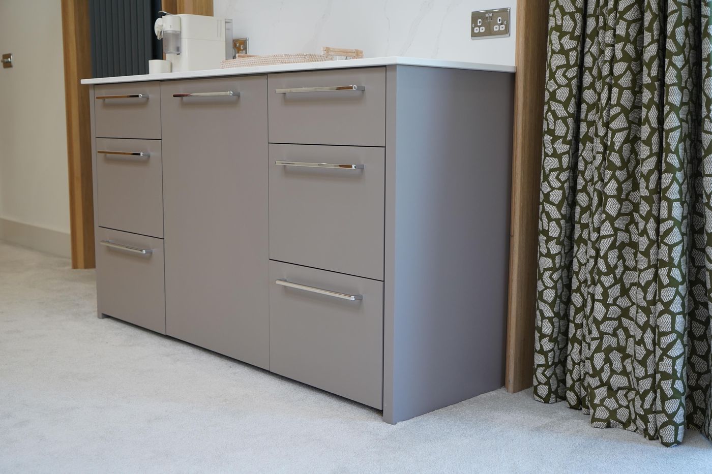 Suite Escape, the coffee station drawers