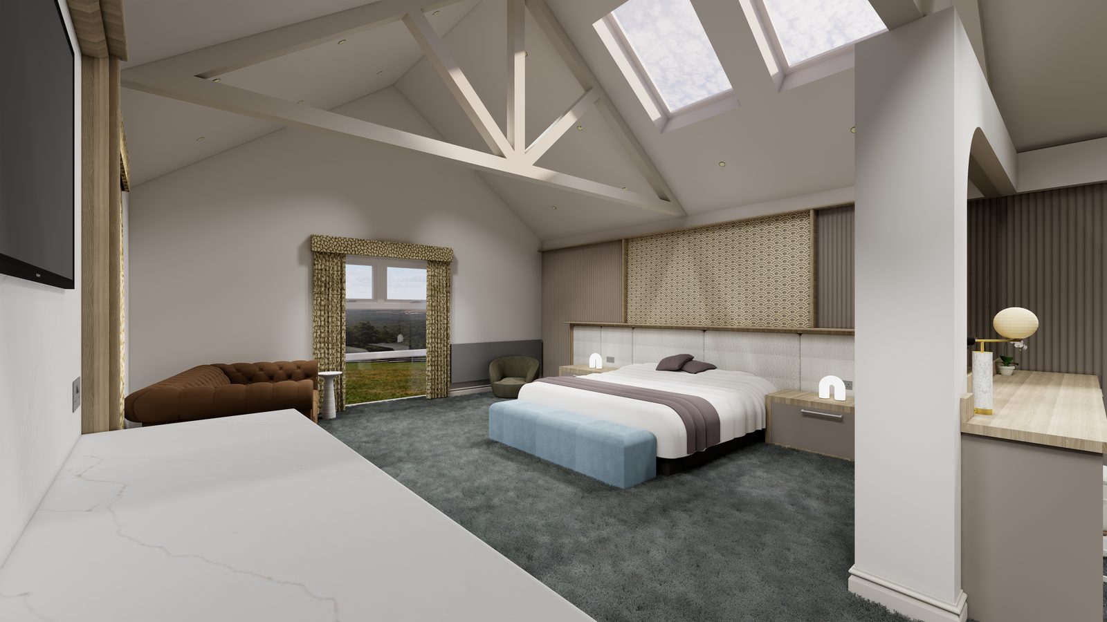 Suite Escape, The room, rendered