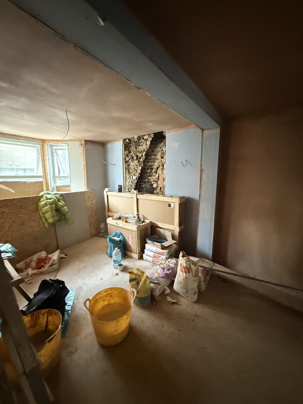 A Walk in the Park, The ground floor, stripped out